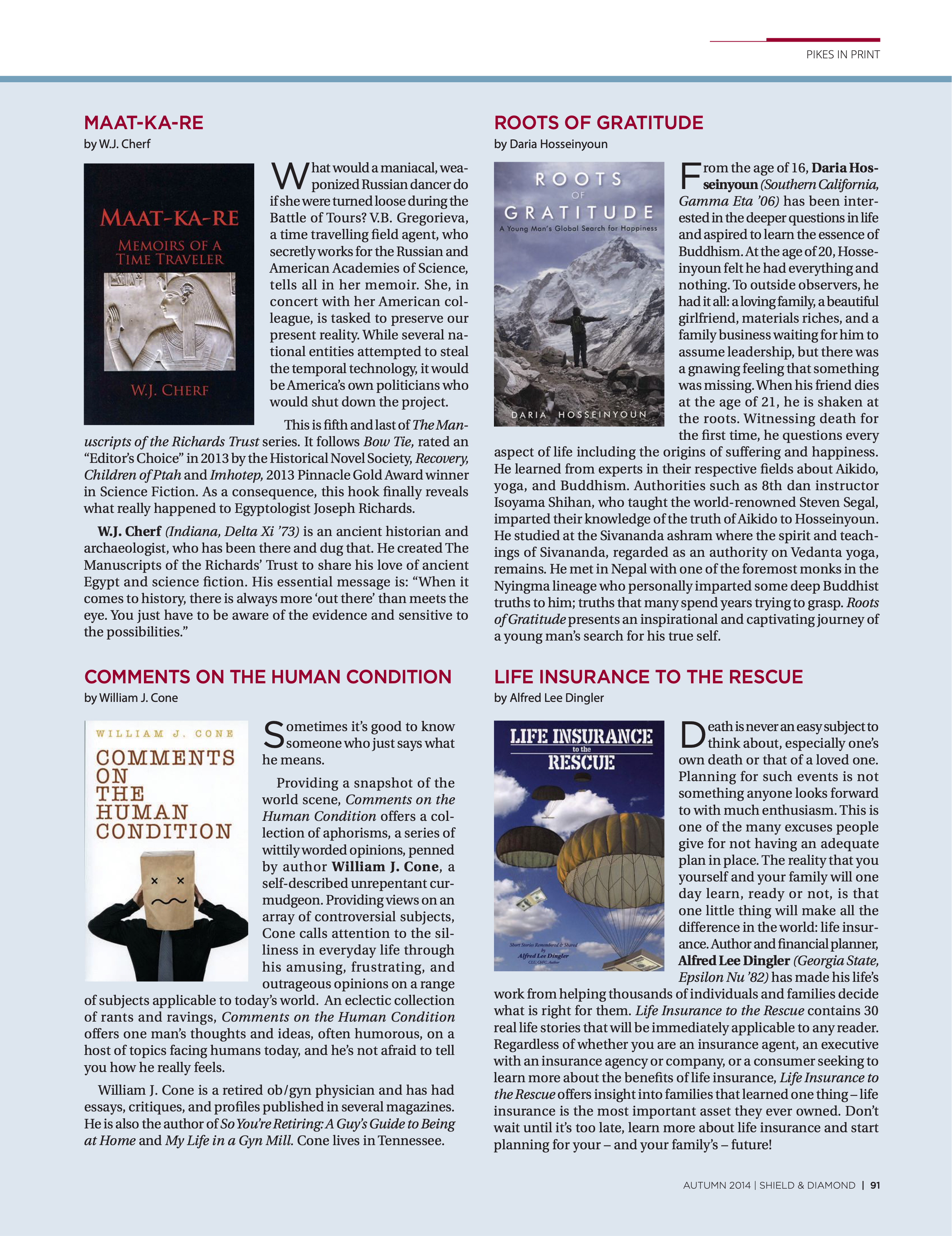 Pikes In Print, Autumn 2014